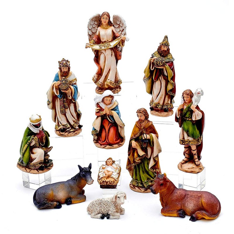 Kurt Adler 6" Nativity Set with 11 Figures