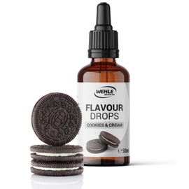 Wehle Sports Flavdrops - Calorie-Free, Sweetening Flavour Drops for Quark, Yoghurt, Porridge, etc. 50 ml