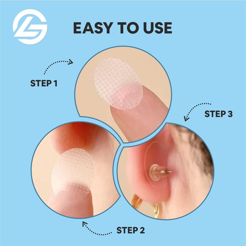 Ear Lobe Support Patch Pack of 60/6 sheet for Heavy