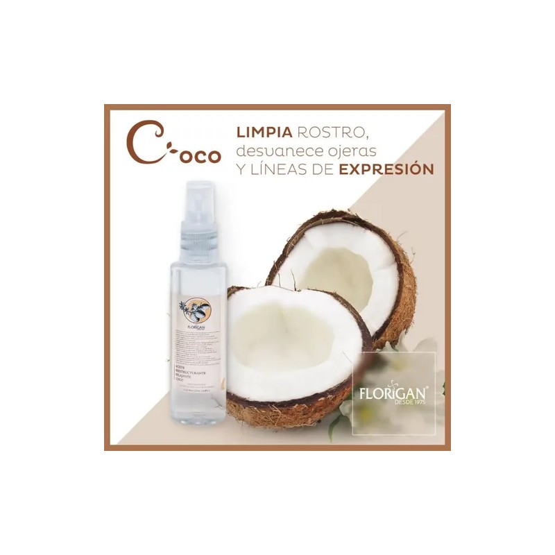 Aceite De Coco Reestructurante Multiaplicacion Florigan 125m