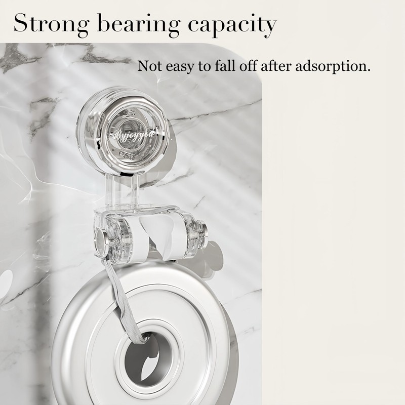 Suction Cup Shower Head Holder Wall Mount,No Drilling, Removable ,Height