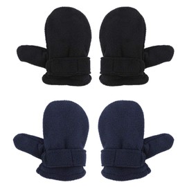 QKURT 2 Pairs of Kid's Ski Mittens,Winter Warm Mittens Thermal Mittens Snowboarding Mittens Fit for Age of 1~2 Years Old Girls Boys