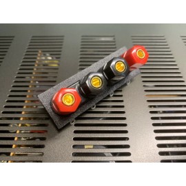 For Sansui Sansui AU-317 speaker terminal upgrade kit - SSTK1A red+black