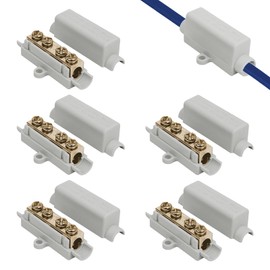 keyxer Kabelverbinder Klemmleiste für 2,5 Bis 16 mm² Draht Klemmblock Verbindungsklemmen Leiter Klemmen Elektro Hauptleitungsabzweigklemme Anschlussklemmen Reihenklemme, potentialausgleichsschiene