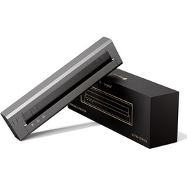 Phomemo G100 Ultra Fast Portable Printers Wireless for Travel, 100mm/s, 499g, 300DPI, 1300mAh, Thermal Inkless Bluetooth 5.2/USB 2.0, iOS/Android/PC, US Letter/A4/A5/B5/B5w, with Carry & 20 Sheets