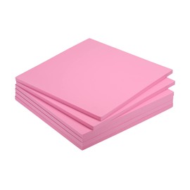 MECCANIXITY EVA Foam Sheets Pink 9.8 Inch x 9.8 Inch 10mm Thick Crafts Foam Sheets for Costumes, Arts and Crafts Projects Pack of 6