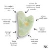 KARIZMA Mint Jade Gua Sha Massage Tool. Jade Stone Guasha