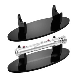 SHTCSZBA Lightsaber Stand Sword Stand Acrylic Lightsaber Display Holder Light Saber Rack Lightsaber Display Stand Sword Display Stand (1 Black)