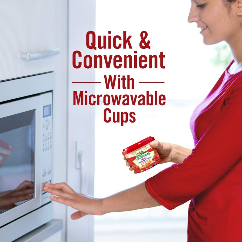 Chef Boyardee Mini Micro Beef Ravioli, Microwave Food, 7.5 OZ