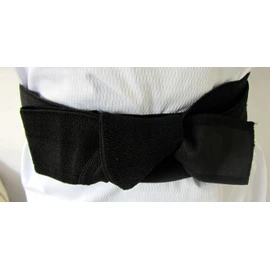Takashi Japanese OBI-BELT Elasticated- Flexi 'KURO' Iaido- KENDO, AIKIDO Black Belt