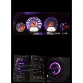 LED Pink Cluster / Pods / Key Ring LED Bulbs kit For Nissan 300zx Z32 1990-1996
