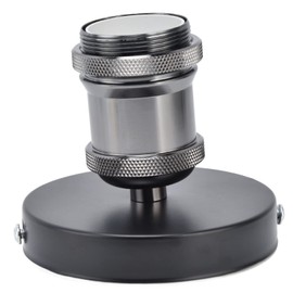 ViaGasaFamido E26 E27 Ceiling Vintage Screw Cap Lamp Holder Vintage Lamp Holder Ceiling Lamp Holder with Accessories for Home Kitchen Bedroom Living Room 100-240V Black