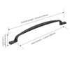 FURNIWARE Pack of 10 Cabinet Handles, 160mm(6.3 Inch) Hole Center