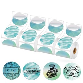 2 x 2 Round Thermal Labels, 2 inch Round Thermal Sticker for Business and Home, for Label Printer, for M110/M220/M221 Label Maker，560 Labels/4 Roll for Printer