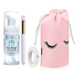 Lash Shampoo 50ml Espuma Lashista  Regalo Brocha Y Cinta                                                                                              