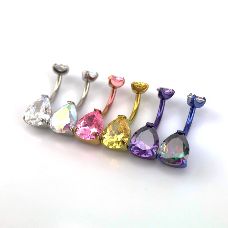 limerencia G23 Titanium Belly Button Rings hypoallergenic medical implant grade