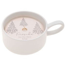 Scented Ceramic Candle Christmas Tree/Fireside