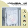Porayhut Portable Baby Crib Net Safety Mesh Tent,Pop up Infant
