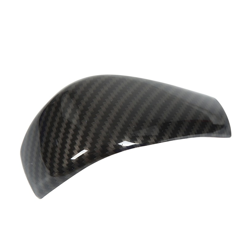 Carbon Fiber Style Gear Shift Head Cover Trim Car Modification