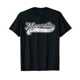 Minnesota Shirt Retro Baseball Style Vintage Men Women Gift T-Shirt