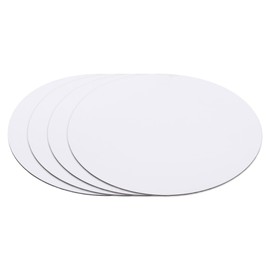 sourcing map 4 Pcs Magnetic Vent Covers, Dia.6.5" Round Air Vent Covers Standard Air Register Cap for Wall Floor Ceiling HVAC Fireplace Furnace, Black and White