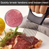 Stainless Steel Onion Holder with Prongs, Stainless Steel Onion Cutter