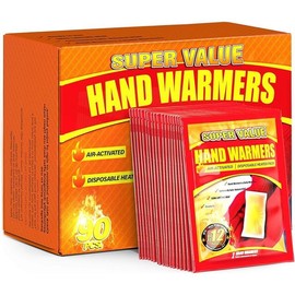 Disposable Hand Warmers 90/125/240 Pcs, 12H Warmth, Portable Heater for Hands & Feet, Ideal for Winter, Camping, Fishing, Gift for Men, Women, Moms - Color: 90 pack
