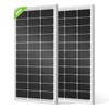 ECO-WORTHY 2pcs 100 Watt Solar Panels Monocrystalline Solar Panel for