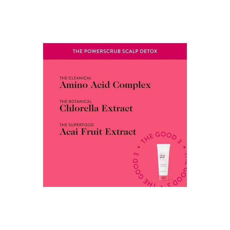 Good.clean.goop Beauty The Powerscrub Scalp Detox | Champú C