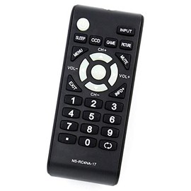 NS-RC4NA-17 Remote Replace fit for Insignia LCD TV NS-24D510MX17 NS-19D220MX16-A NS-19D220NA16-A NS-24D310NA17 NS-24D510NA17 NS-32D310MX17 NS-32D310NA17 NS-32D311MX17 NS-32D311NA17 NS-39D310NA17