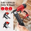 WORKPRO Pneumatic Brad Nailer, 18 GA, 2 in 1 Nail