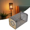 Lamp Shade Wrought Iron Hollow Design Modern Style Detachable Table