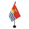 Kiribati Table Flag 4'' x 6'' - Kiribati Desk Flag