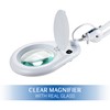 AOMEKIE Magnifying Lamp with Clamp, 5D (2.25X), 60 Pcs SMD