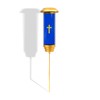 MANTENSING Solar lights for cemetery,Solar cross cemetery grave,Cemetery candle holder
