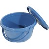Aidapt Lightweight Folding Bedside Commode with Removable Bucket and Anti