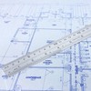 KEWAYO Metal Ruler Set, Machinist Ruler Kit，Straight Edge Measuring Tool,
