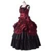 BPURB Womens Victorian Costume Renaissance Gothic Gown Ball Gown with