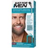 Only for but moustache and beard colour medium brown, eliminates