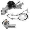 DETYI Water Pump Kit with Gasket, Engine Coolant Thermostat Housing