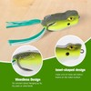 Hollow Body Frog Lures kit Swimbaits for Bass Freshwater Fishing