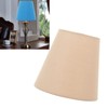 MUNEFE 3pcs Small Lamp Shade, Cloth Lampshade, Fabric Lampshade Clip