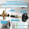 2510 Shower Valve Compatible with Moen Posi-temp Valve, Pressure Balancing
