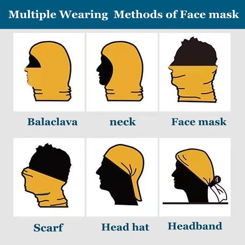 JUSDIQIR Ski Mask Balaclava Face Mask Windproof Cycle Cap Sun