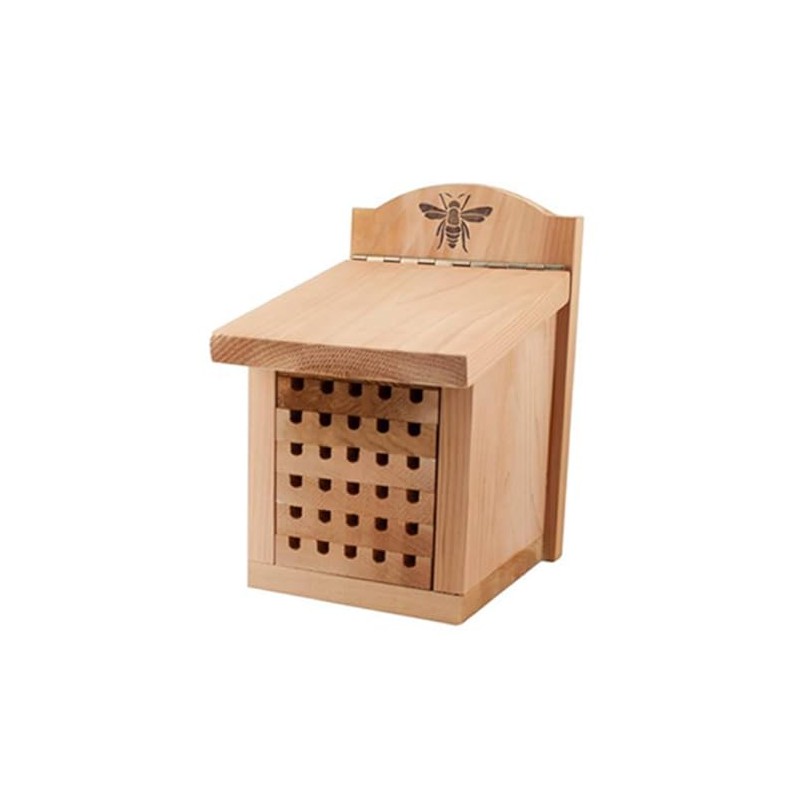 Woodlink 28552 Heavy Duty Cedar Mason Bee, Small Insect House,