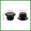 Motoforti 4pcs Bike Handlebar Bar Plastic End Plugs Caps Locking