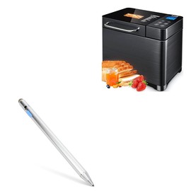 BoxWave Stylus Pen Compatible with KBS 17-in-1 Bread Maker MBF-011 (1.5 in) - AccuPoint Active Stylus, Electronic Stylus with Ultra Fine Tip - Metallic Silver