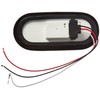 Buyers Products SL65CO 6" Oval Recessed Strobe Light, Clear, 24