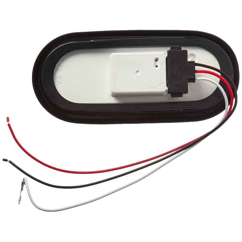 Buyers Products SL65CO 6" Oval Recessed Strobe Light, Clear, 24