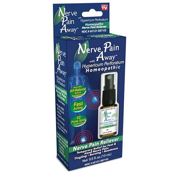 – Homeopathic Topical Spray for Temporary Nerve Pain Relief in Hands and Feet